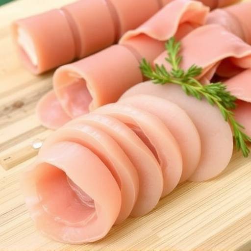 Fette di pancetta arrotolata